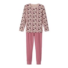 Name It Pyjamas 110-140 Rosa Blomm