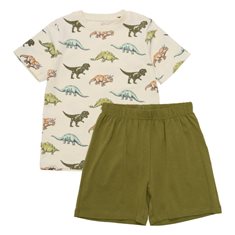 Minymo Pyjamasset 92-110 T-Shirt + Shorts Dino